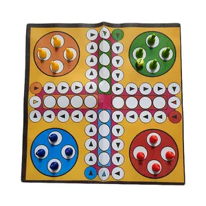 بازی فکری مدل منچ و مارپله پارچه ای کد P01