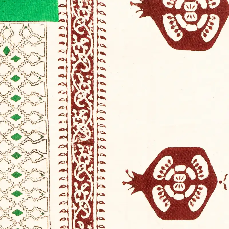 رومیزی چاپ دستی مدل یلدا