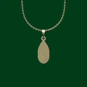 گردنبند طلا 18 عیار زنانه مدوپد مدل هندسی کد FF2-1-1080