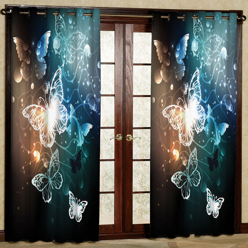 پرده مدل مخمل پانچی کد 2290T2 سایز 200x140 سانتی متر