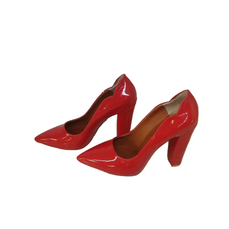 کفش زنانه مدل ورنی ZPV 85 GR رنگ قرمز