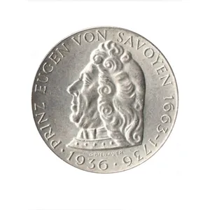 سکه تزیینی مدل 2 شیلینگ 1936 کشور اتریش