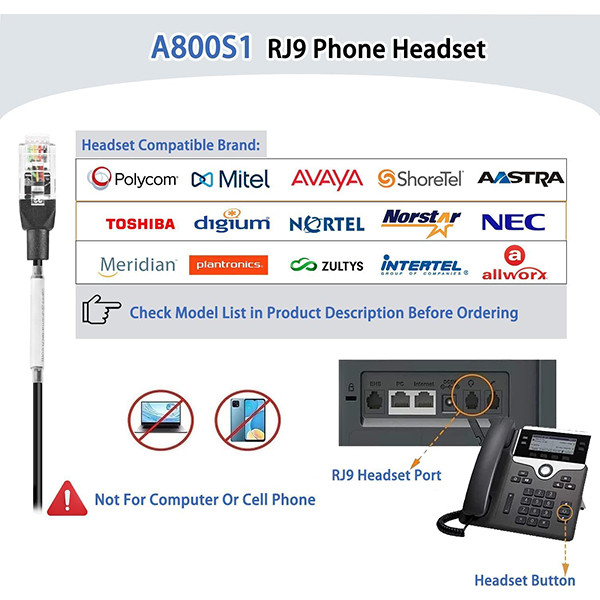 هدست تلفن آراما مدل A800S1