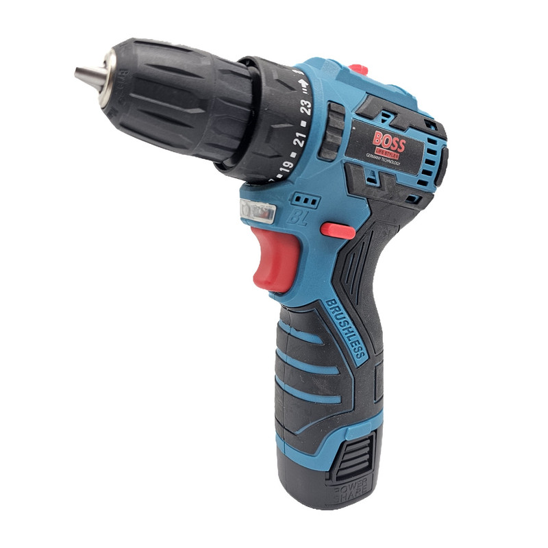 دریل پیچ گوشتی شارژی باس مدل براشلس 24VF کد 1