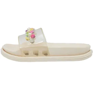 دمپایی زنانه پاپا مدل مرواریدی WY.07