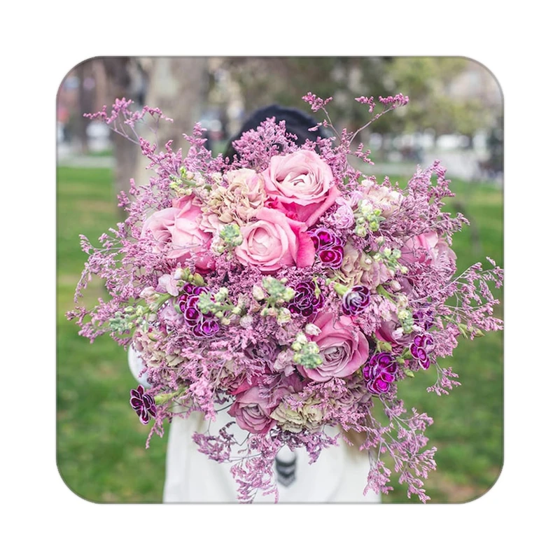 زیر لیوانی کاکتی طرح گل مدل mp18774