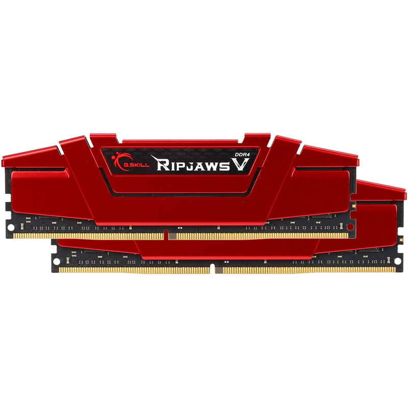 رم دسکتاپ DDR4 دو کاناله 2800 مگاهرتز CL15 جی اسکیل مدل Ripjaws V ظرفیت 16 گیگابایت