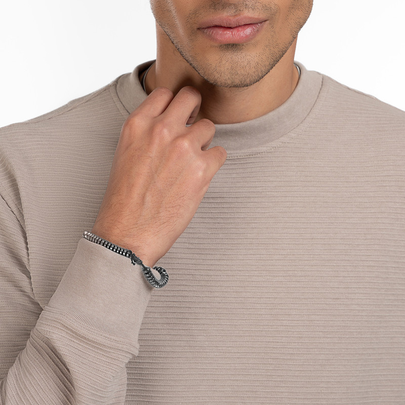 پلیور یقه گرد مردانه ام کی مدل 30065