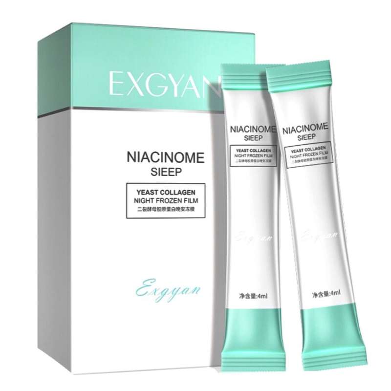ماسک صورت اکسیان مدل Collagen firming sleeping حجم 4 میلی لیتر مجموعه 2 عددی
