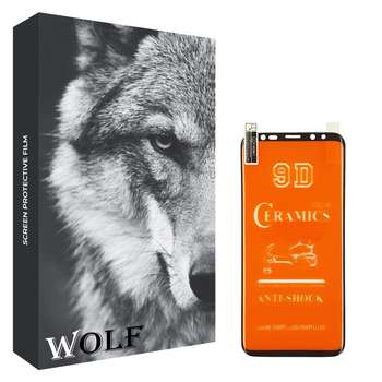 محافظ صفحه نمایش سرامیکی ولف مدل CRM-WF09P مناسب برای گوشی موبایل سامسونگ Galaxy S9 Plus