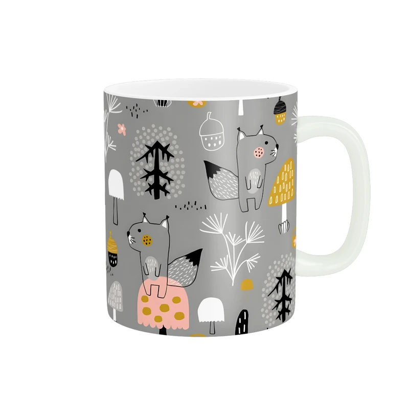 ماگ مدل طراحی هنری مزرعه حیوانات کد 1476