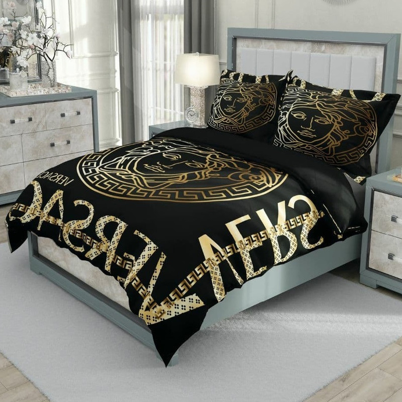 سرویس روتختی طرح ورساچ دو نفره 6 تکه