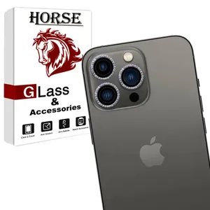 محافظ لنز دوربین هورس مدل DIAMONDLH مناسب برای گوشی موبایل اپل iPhone 14 Pro