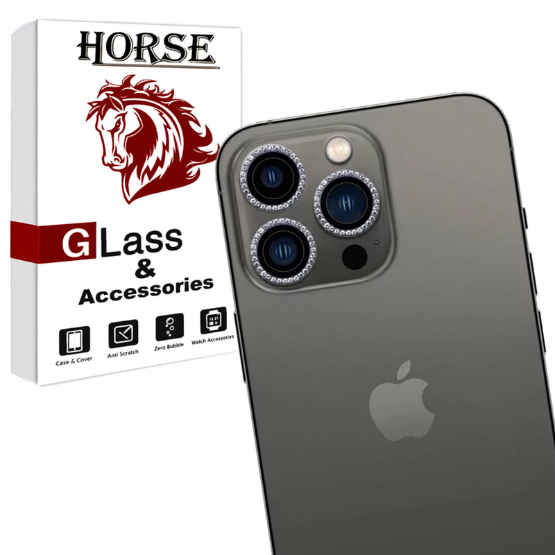 محافظ لنز دوربین هورس مدل DIAMONDLH مناسب برای گوشی موبایل اپل iPhone 14 Pro