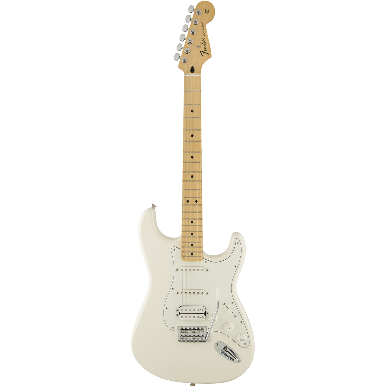 گیتار الکتریک فندر مدل Standard Stratocaster HSS MN Arctic White