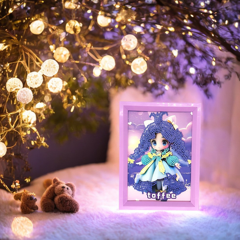 بازی آموزشی مدل نقاشی الماسی فانتزی طرح تافی