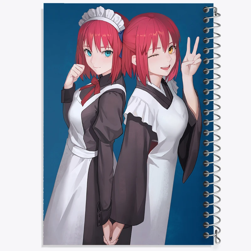 دفتر شطرنجی 50 برگ خندالو مدل بازی تسوکی هیمه‌ (Tsukihime) کد 34522