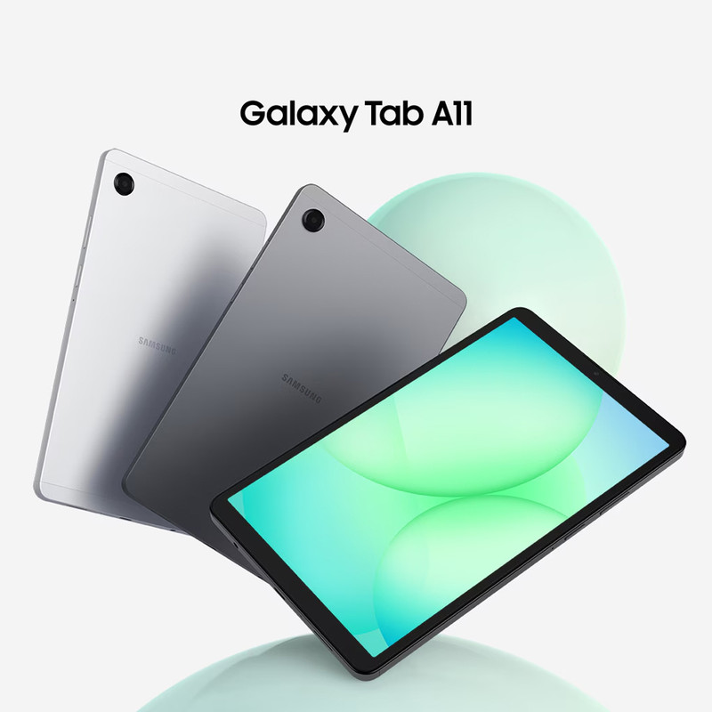 تبلت 8.7 اینچ سامسونگ مدل Galaxy Tab A11 4G، ظرفیت 128 گیگابایت و رم 8 گیگابایت، قابلیت پشتیبانی از سیم کارت، رزولوشن دوربین 8 مگاپیکسل