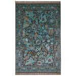 فرش ماشینی عرش طرح بهراد زمینه آبی