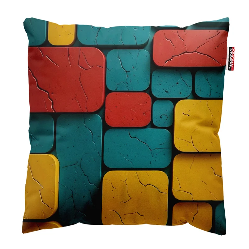 کوسن پاد آفرین طرح هندسی مدرن کد 3313 سایز 30*30 سانتی متر