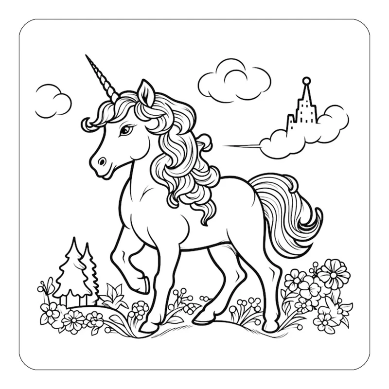 مگنت کاکتی طرح اسب تک شاخ و یونیکورن مدل mp32836