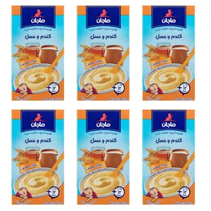 پوره گندم و عسل ماجان - 135 گرم بسته 6 عددی