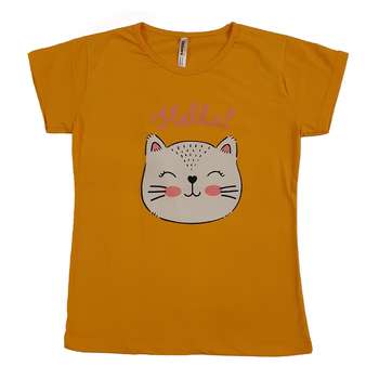 تی شرت زنانه طرح گربه کد 118