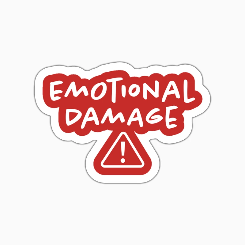 استیکر لپ تاپ و موبایل بووم طرح نوشته کد MD118