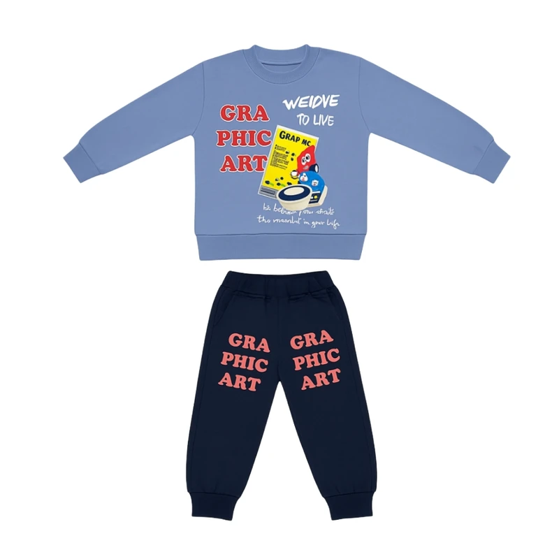 ست سویشرت و شلوار راحتی بچگانه مدل 501059T