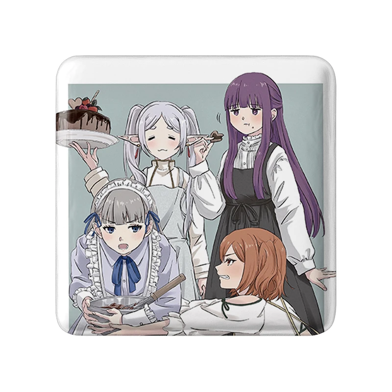 پیکسل خندالو طرح انیمه فریرن (Frieren) مدل مربعی کد 33831