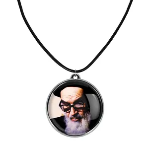 گردنبند خندالو مدل امام خمینی (ره) کد 25542555