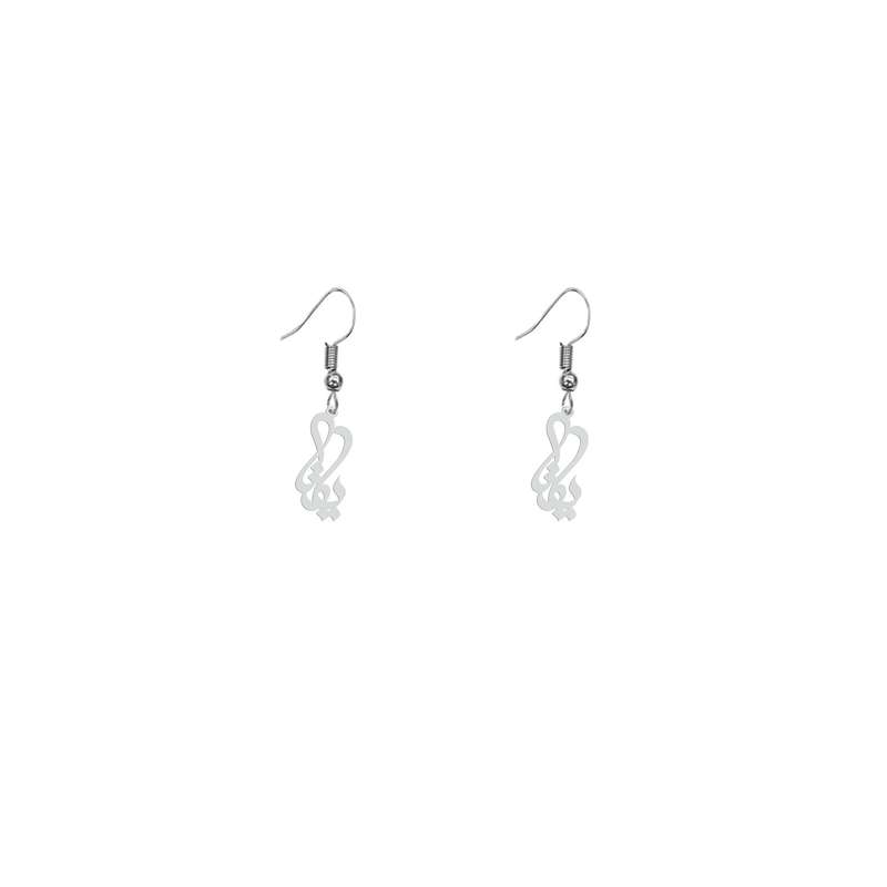 گوشواره زنانه هایکا طرح یکتا مدل ha-459