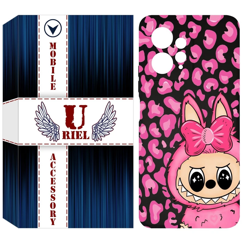 کاور یوریل مدل KSH کد 107 طرح عروسک لبوبو مناسب برای گوشی موبایل شیائومی Redmi Note 12 4G