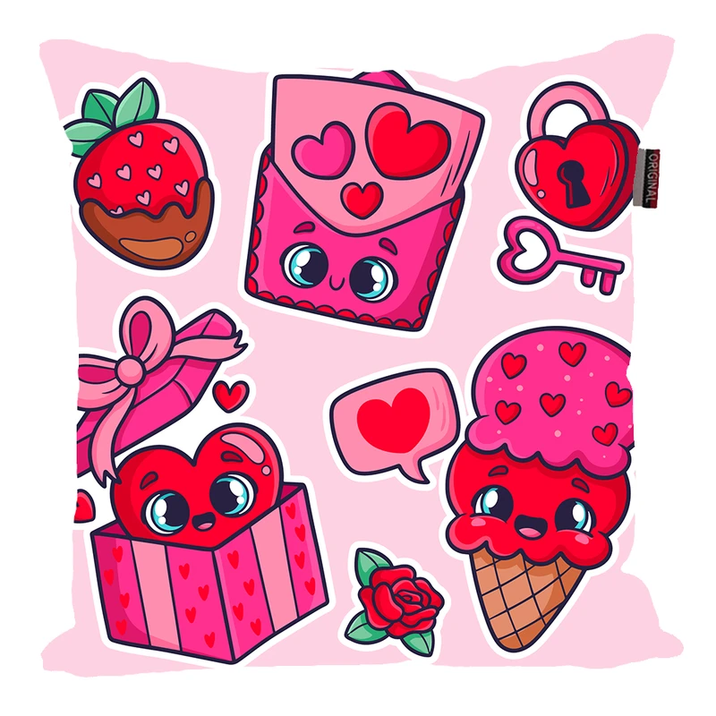 کوسن پاد آفرین مدل عشق طرح LOVE کد PK40889