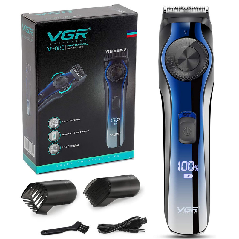 ماشین اصلاح موی سر و صورت وی جی ار مدل V-080