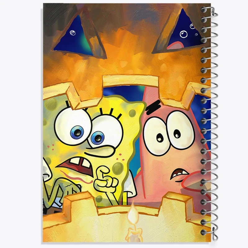 دفتر نت موسیقی 50 برگ خندالو مدل باب اسفنجی و پاتریک کد F1864