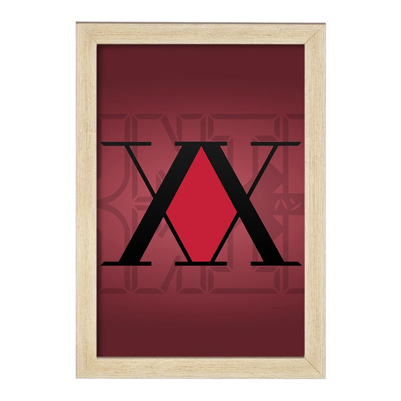 تابلو خندالو مدل نماد شکارچی انیمه هانتر ایکس هانتر  Hunter × Hunter  کد 11939