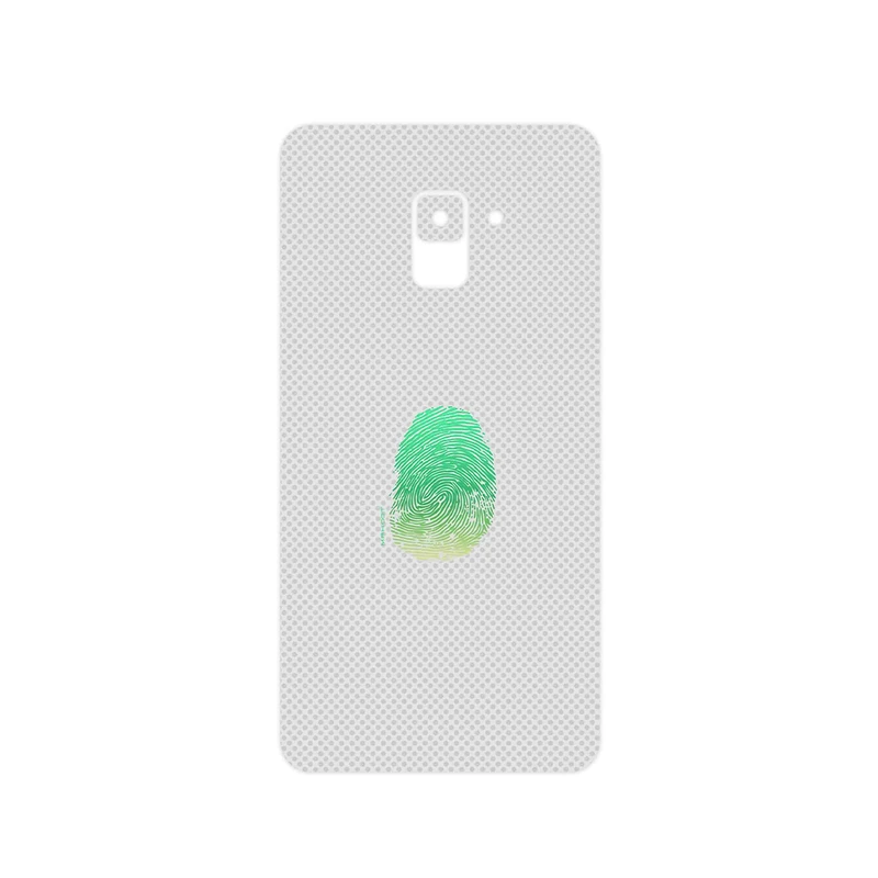 برچسب پوششی ماهوت مدل Minimal Fingerprint مناسب برای گوشی موبایل سامسونگ Galaxy A8 Plus 2018