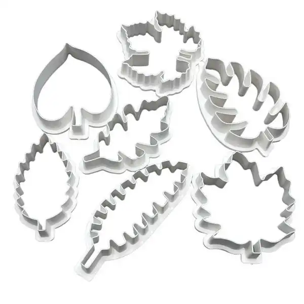 قالب شیرینی به گز مدل انواع برگ مجموعه 7 عددی