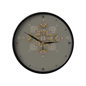 ساعت دیواری مدوپد طرح سایه گلی مدل png00042