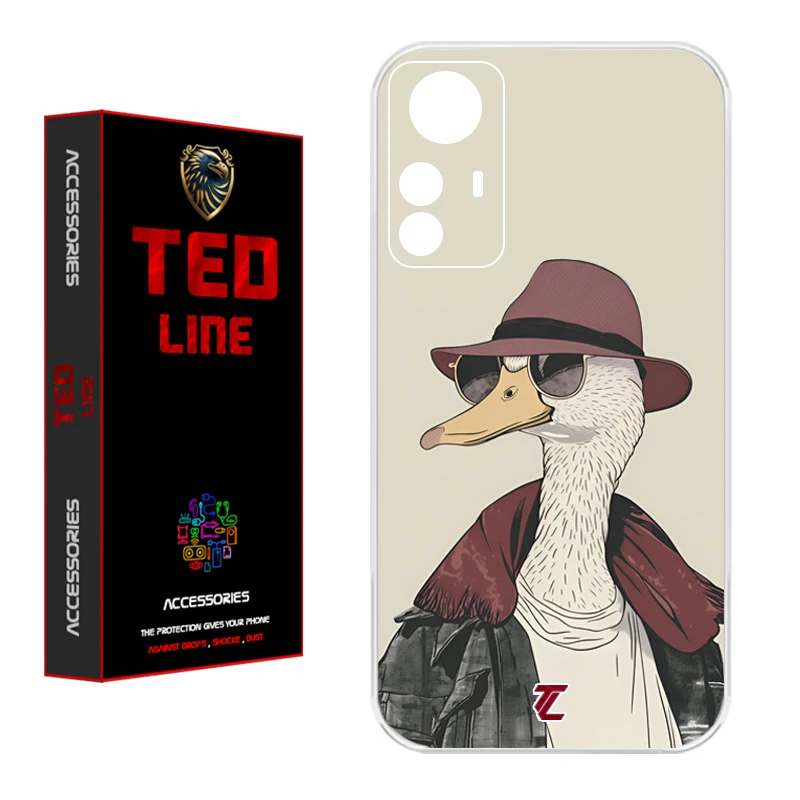 کاور تدلاین طرح اردک کد 1154 مناسب برای گوشی موبایل شیائومی Redmi Note 12S