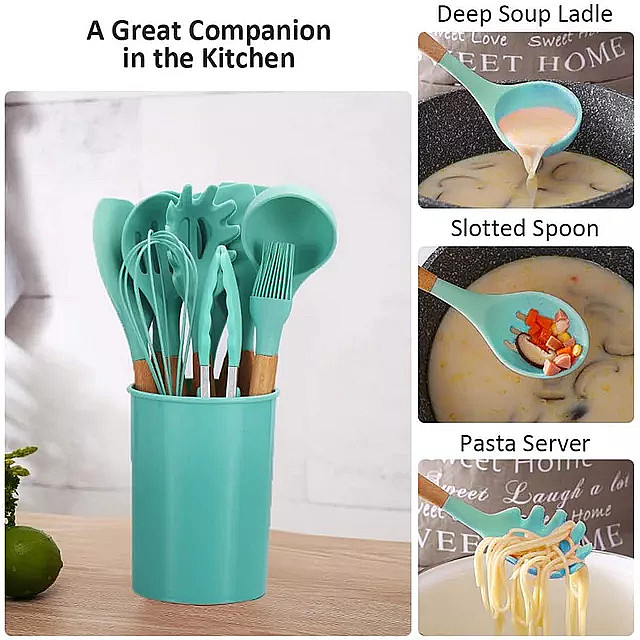 سرویس کفگیر و ملاقه 12 پارچه وون مدل KITCHEN LIFE-1007