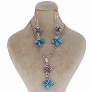 نیم ست نقره زنانه مدل 4439285-245