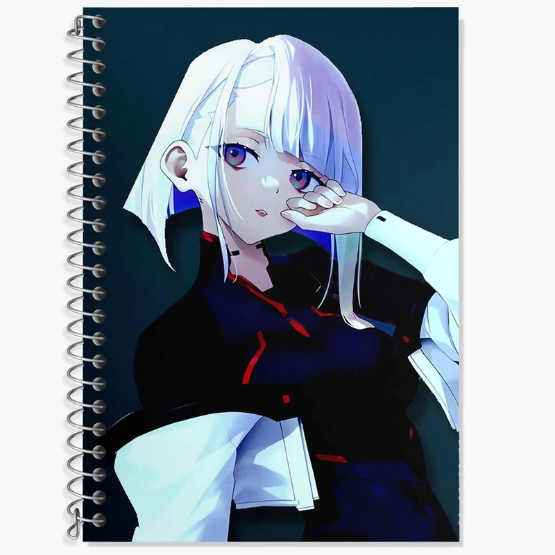 دفتر لغت 50 برگ خندالو مدل لوسی انیمه سایبر پانک Cyberpunk کد 22457