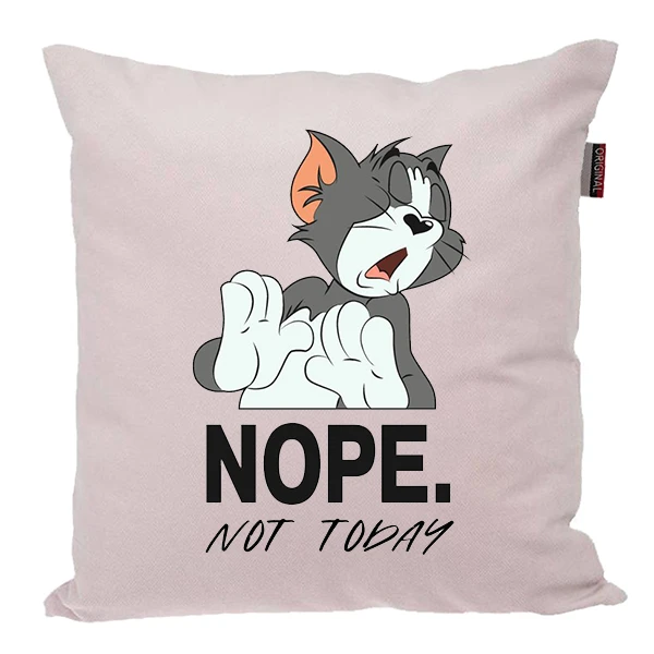 کوسن کودک ناریکو طرح گربه خسته امروز نه Not today کد 03430