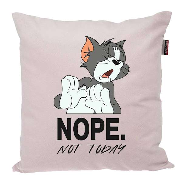 کوسن کودک ناریکو طرح گربه خسته امروز نه Not today کد 03430