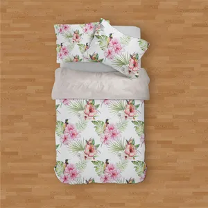 سرویس روتختی مدوپد طرح مرغ مگس‌خوار مدل PAT00201 یک نفره 4 تکه