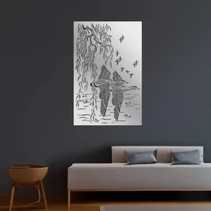 آینه پلکسی گلس مدل دکوراتیو کد N158