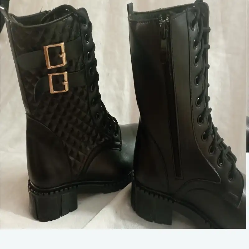 نیم بوت زنانه مدل دو سگک کد 001