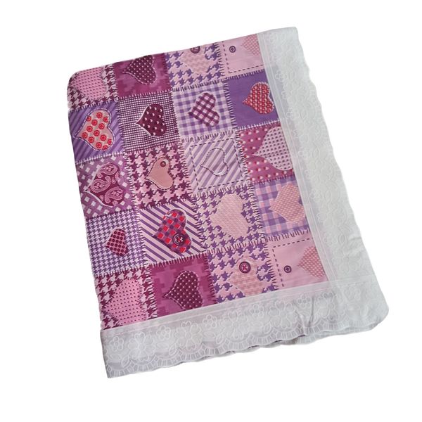 سفره 6 نفره مدل قلب بنفش کد 70395